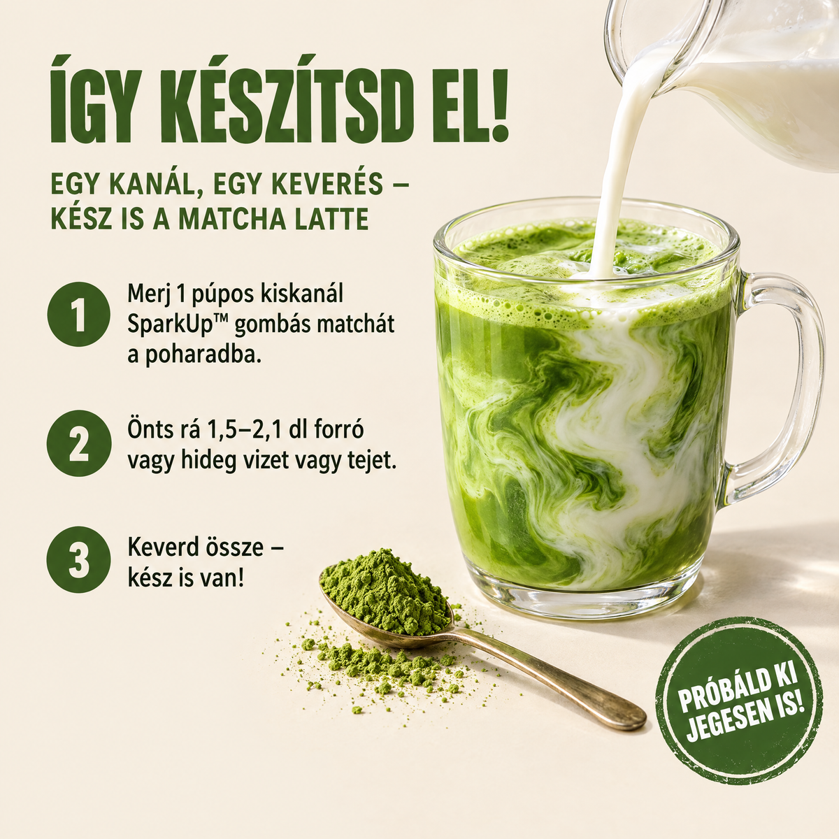 Így készítsd el a SparkUp gombás matchát