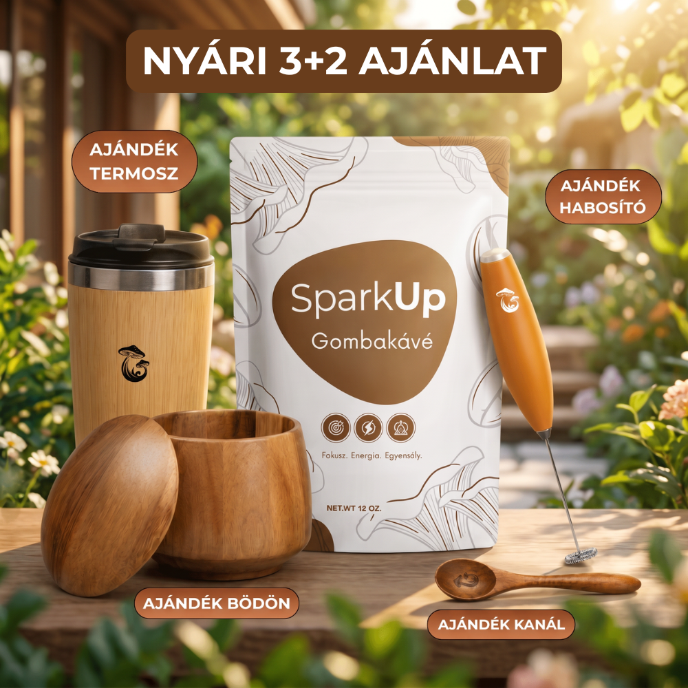 Nyári Csomag - 3+2 Gombás kávé + Ajándékok