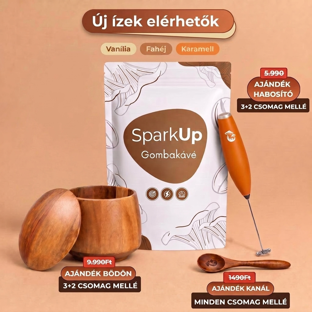 SparkUp™ - Gombás kávé