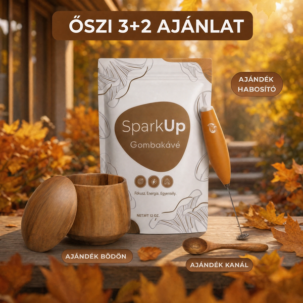 Őszi Csomag - 3+2 Gombás kávé + Ajándékok